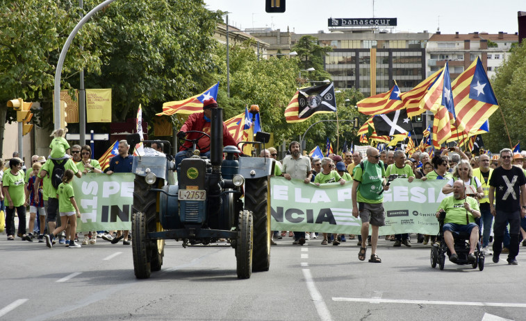 Unos 3.000 manifestantes en Lleida según la Polícia Local