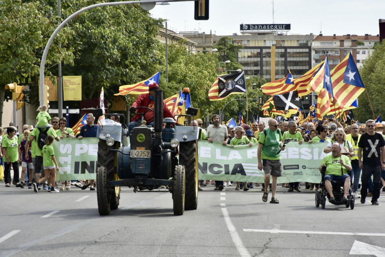 Unos 3.000 manifestantes en Lleida según la Polícia Local