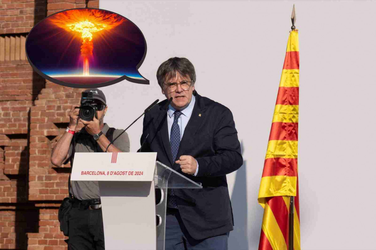 Carles Puigdemont destrucción