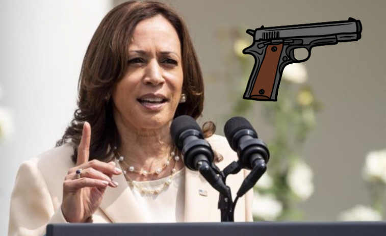 Kamala Harris reconoce que tiene un arma en casa: 