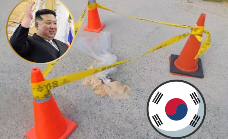 Corea del Norte lanza un globo con basura que llega a un edificio gubernamental de Seúl