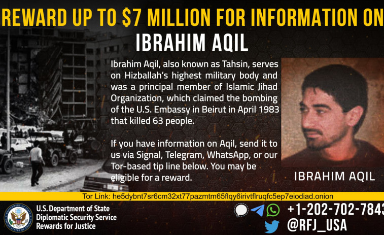 Ibrahim Aqil, el alto comandante de Hezbolá asesinado por Israel que valía 7 millones de dólares