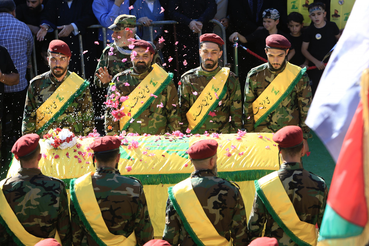 EuropaPress 6218659 beqaa sept 12 2024    people attend the funeral of hezbollah member who was