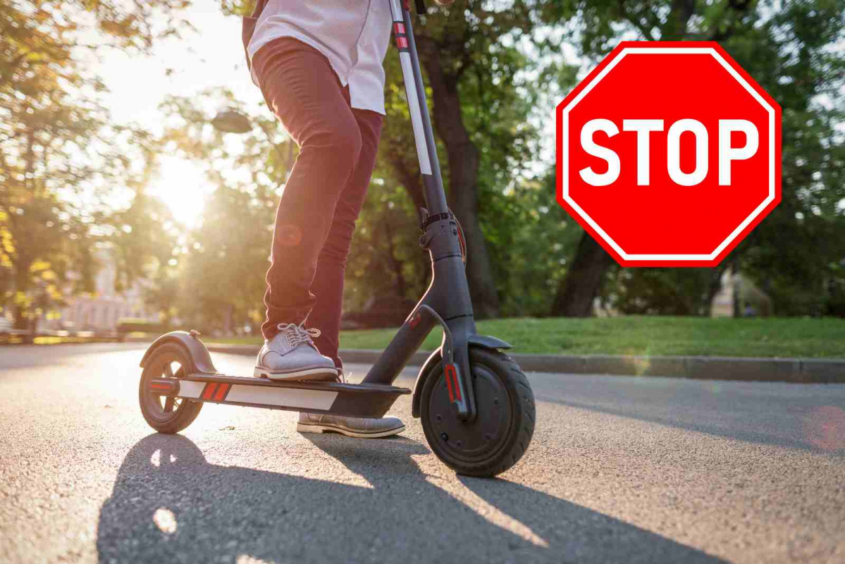 Stop Patinetes eléctricods