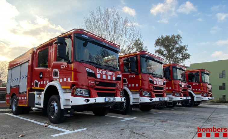 Unos 60 bomberos de Catalunya viajarán este viernes hacia la Comunitat Valenciana