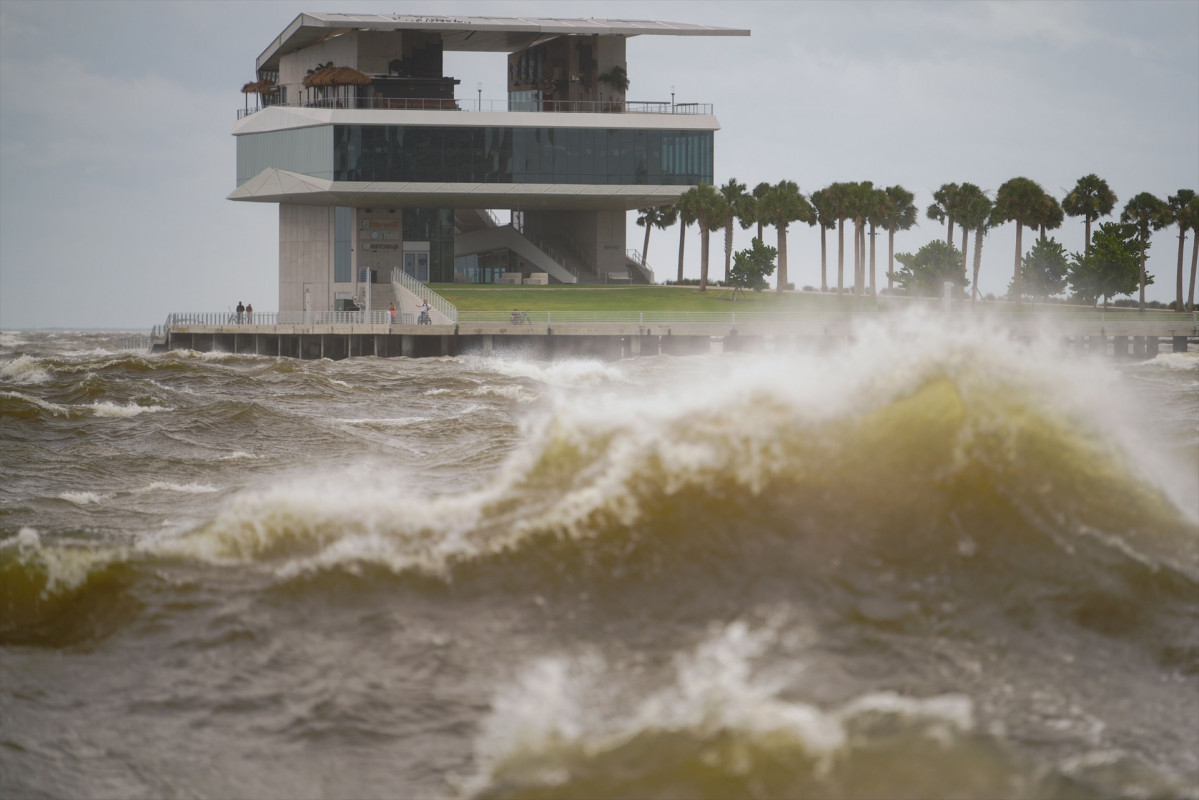 EuropaPress 6239427 september 26 2024 st petersburg florida usa the st pete pier is pictured