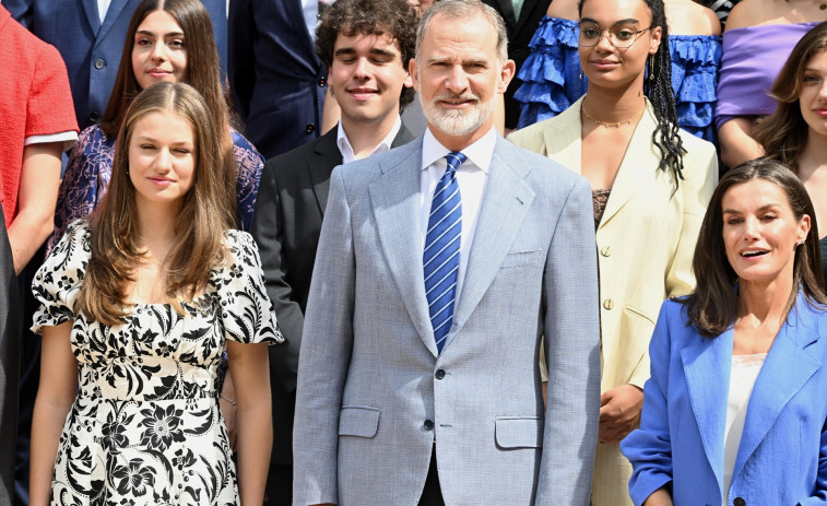 Los Reyes y la Princesa Leonor mantienen un 