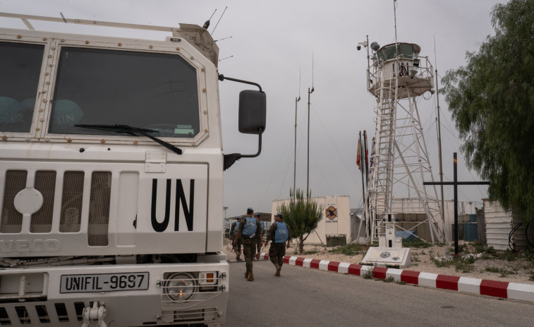 Dos militares de la ONU, heridos por un ataque israelí en el sur de Líbano