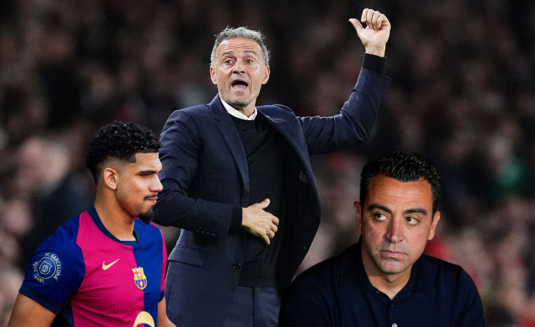 Luis Enrique señala a Ronald Araujo y deja en cueros al Barça de Xavi: 