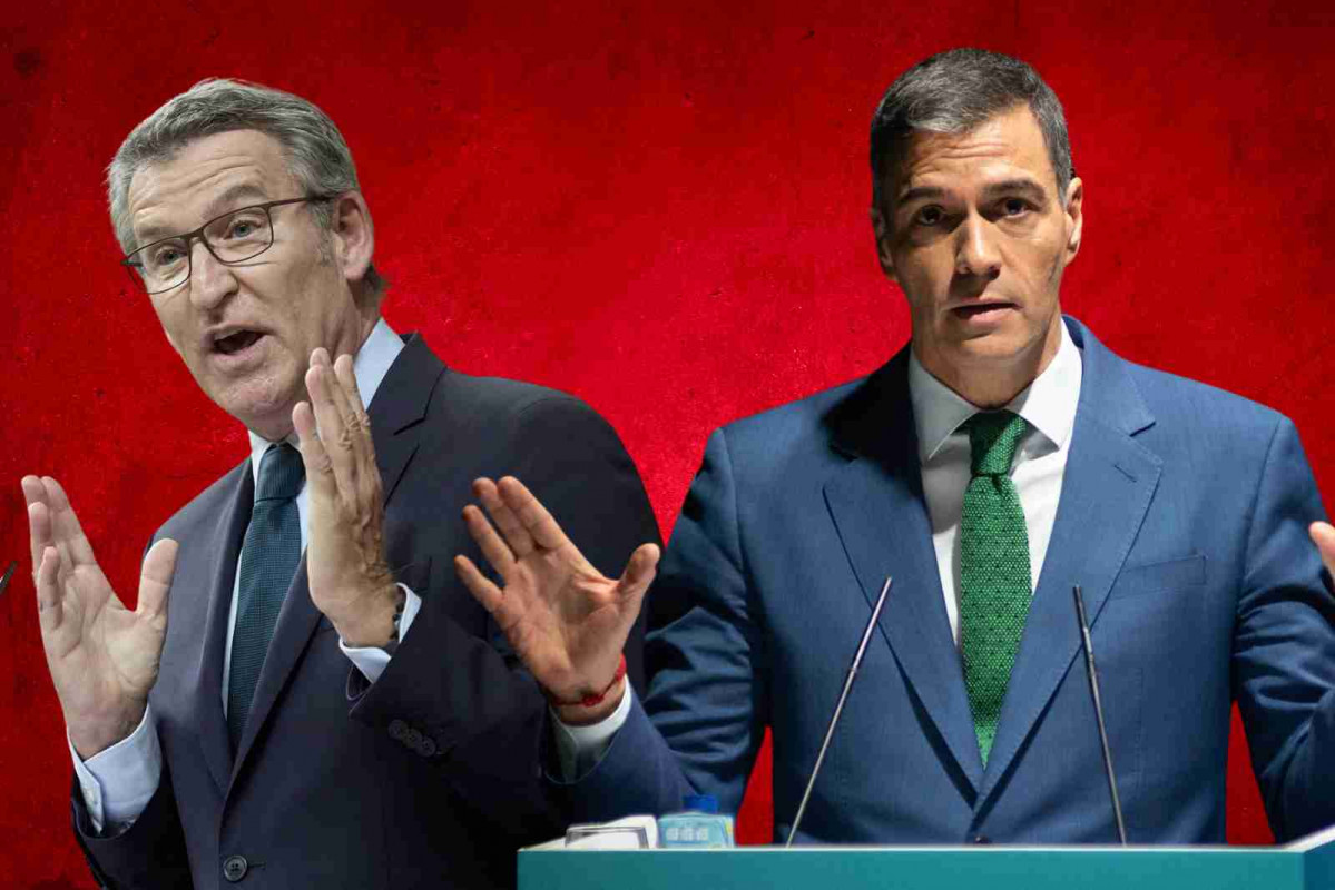 Pedro Sánchez y Alberto Núñez Feijóo