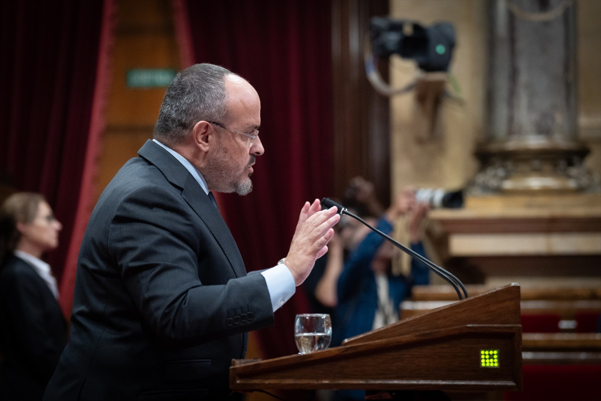 EuropaPress 6266003 lider pp catalan portavoz pp parlament alejandro fernandez interviene