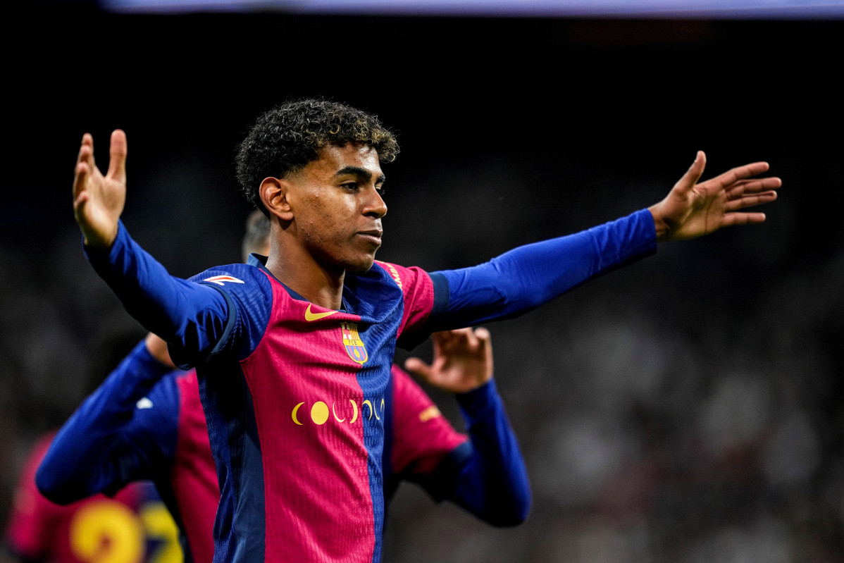 EuropaPress 6304886 lamine yamal of fc barcelona celebrates goal during the spanish league liga