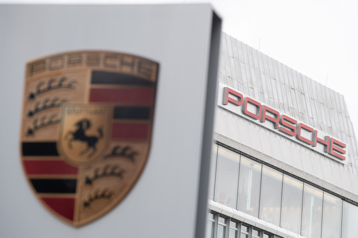 EuropaPress 6302718 filed 16 march 2021 baden wuerttemberg stuttgart the word porsche is