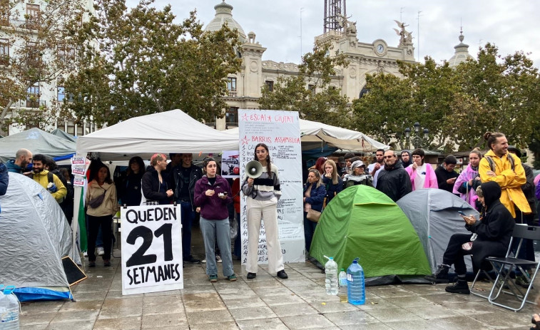 Desconvocan la acampada por la vivienda de València para 