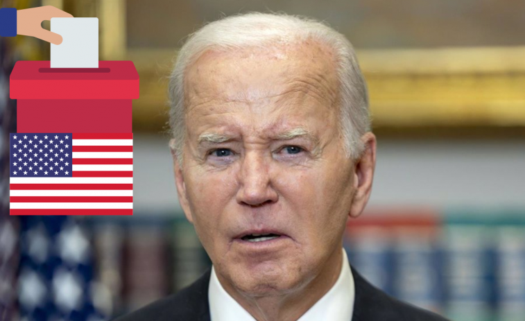 Joe Biden vota este lunes 28 a su relevo en la Casa Blanca