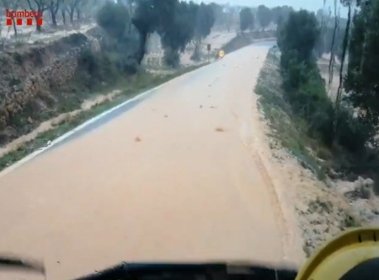 EuropaPress 6313839 inundacion via terres lebre tarragona