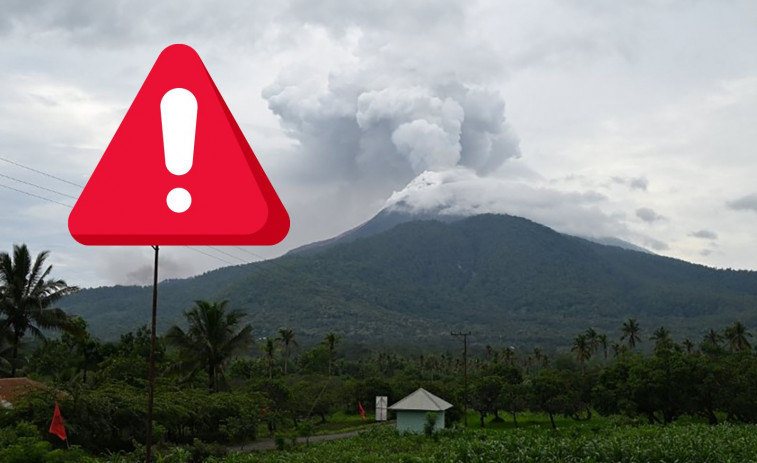 La erupción de un volcán en la isla de Flores (Indonesia) deja al menos nueve muertos