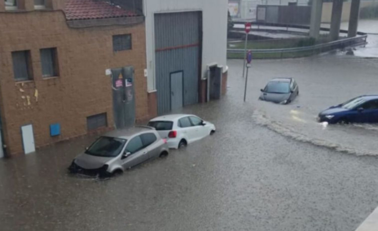 VÍDEO: Las fuertes lluvias golpean a l'Hospitalet de Llobregat