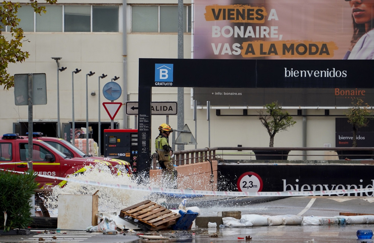 EuropaPress 6321003 entrada parking centro comercial bonaire noviembre 2024 aldaia valencia