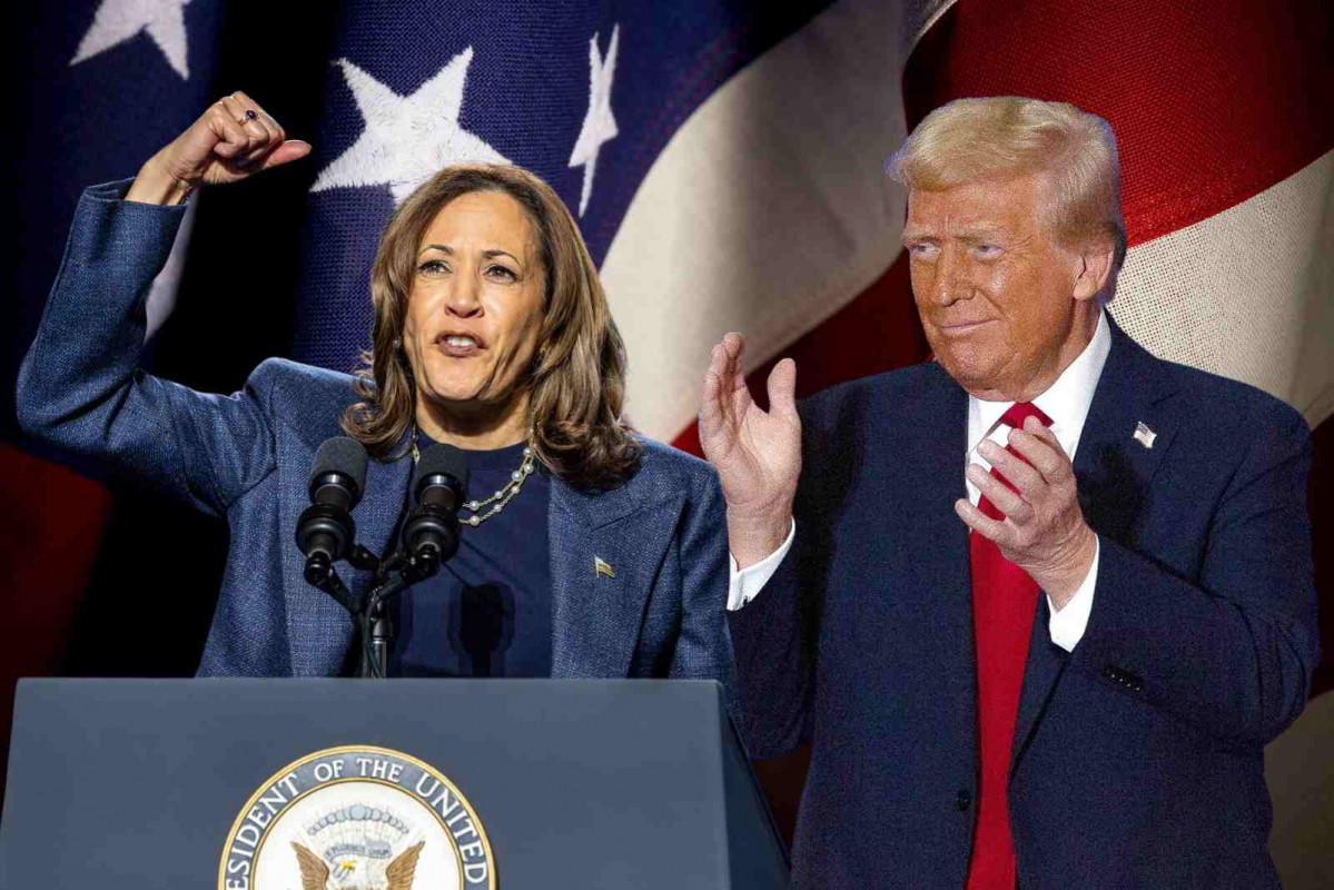 Kamala Harris y Donald Trump (2)