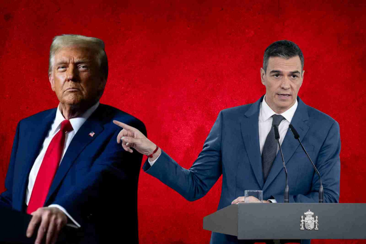 Donald Trump y Pedro Sánchez (1)