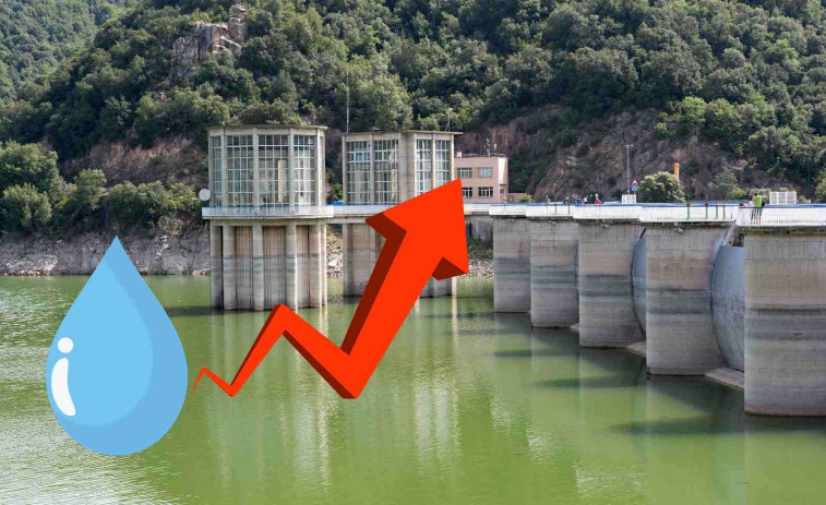 El nivel del agua en los embalses de Catalunya ha subido casi cinco puntos por la DANA