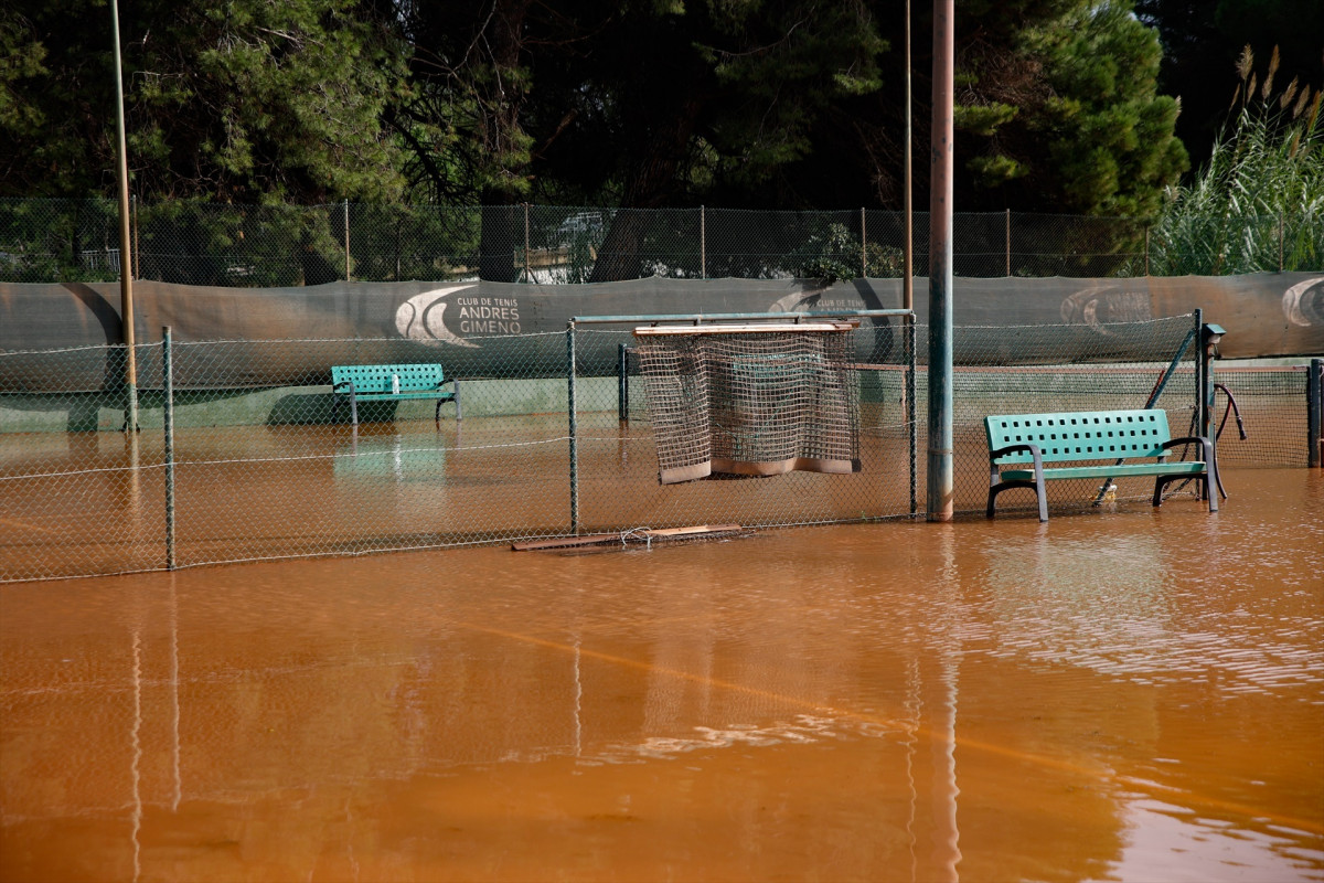 EuropaPress 6321810 zona inundada lluvias noviembre 2024 castelldefels barcelona cataluna