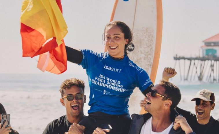 La madrileña Audrey Pascual, campeona del mundo de parasurf