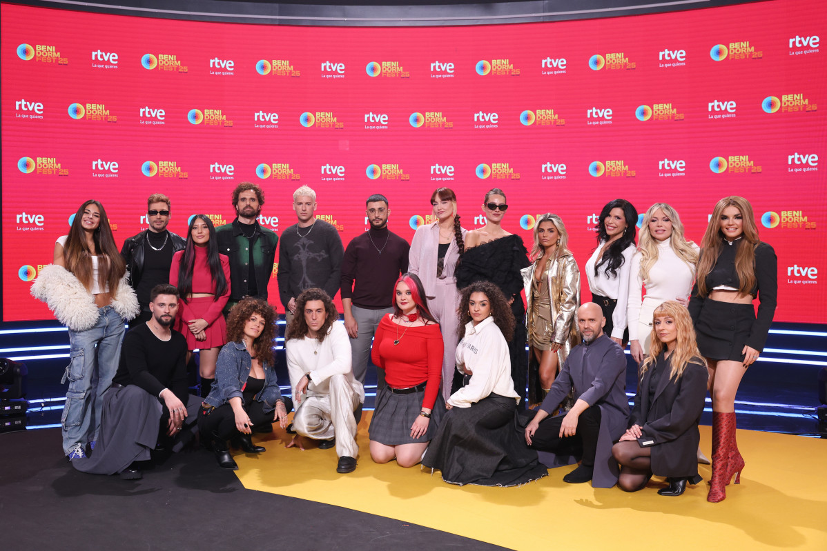 EuropaPress 6336314 participantes benidorm fest 2025 posan presentacion artistas seleccionados