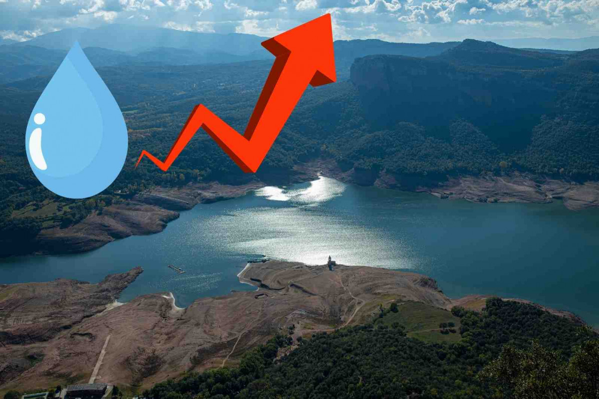 Crece el nivel del agua en los embalses catalanes