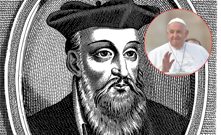 Las sorprendentes palabras de Nostradamus que predicen la muerte del Papa Francisco en 2024