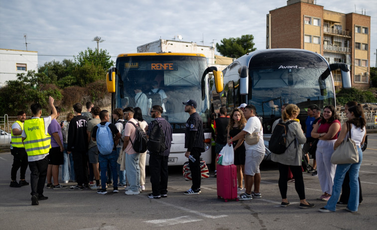 Suspendido el servicio por carretera de Rodalies en Tarragona por las lluvias