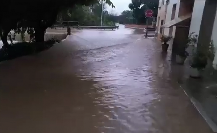 Máxima prudencia en Ulldecona (Montsià): se han acumulado 117,2 mm y podría haber desbordamientos