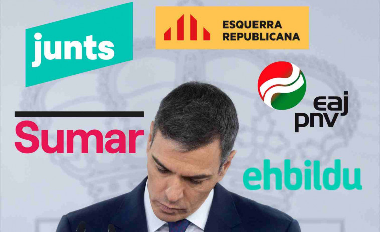 Caos en la 'mayoría progresista': Sánchez lucha por sobrevivir entre Junts y ERC