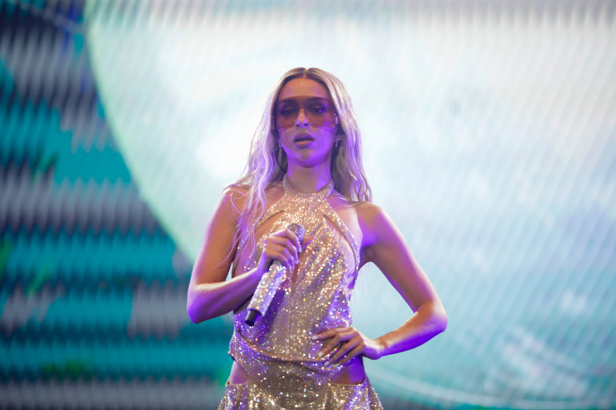 Archivo - La cantante Bad Gyal durante su concierto en el Palau Sant Jordi, a 9 de febrero de 2024, en Barcelona