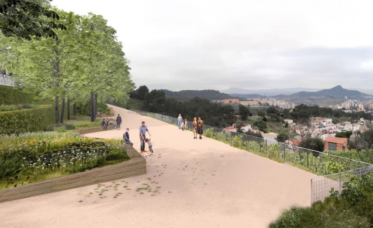 Barcelona inicia las obras para crear un nuevo mirador público en Nou Barris