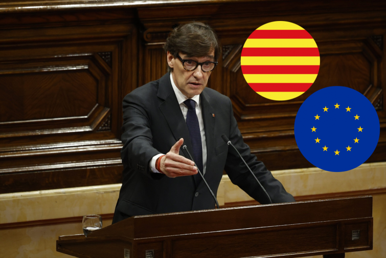 El president Illa presenta el Plan Bruselas, para situar a Catalunya en Europa