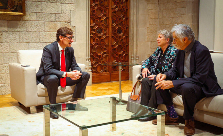 El president Illa recibe al hijo del expresident Josep Tarradellas