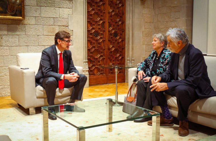 El president Illa recibe al hijo del expresident Josep Tarradellas