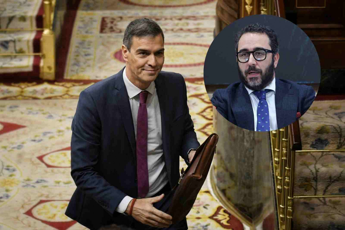 Pedro Sánchez y Víctor de Aldama