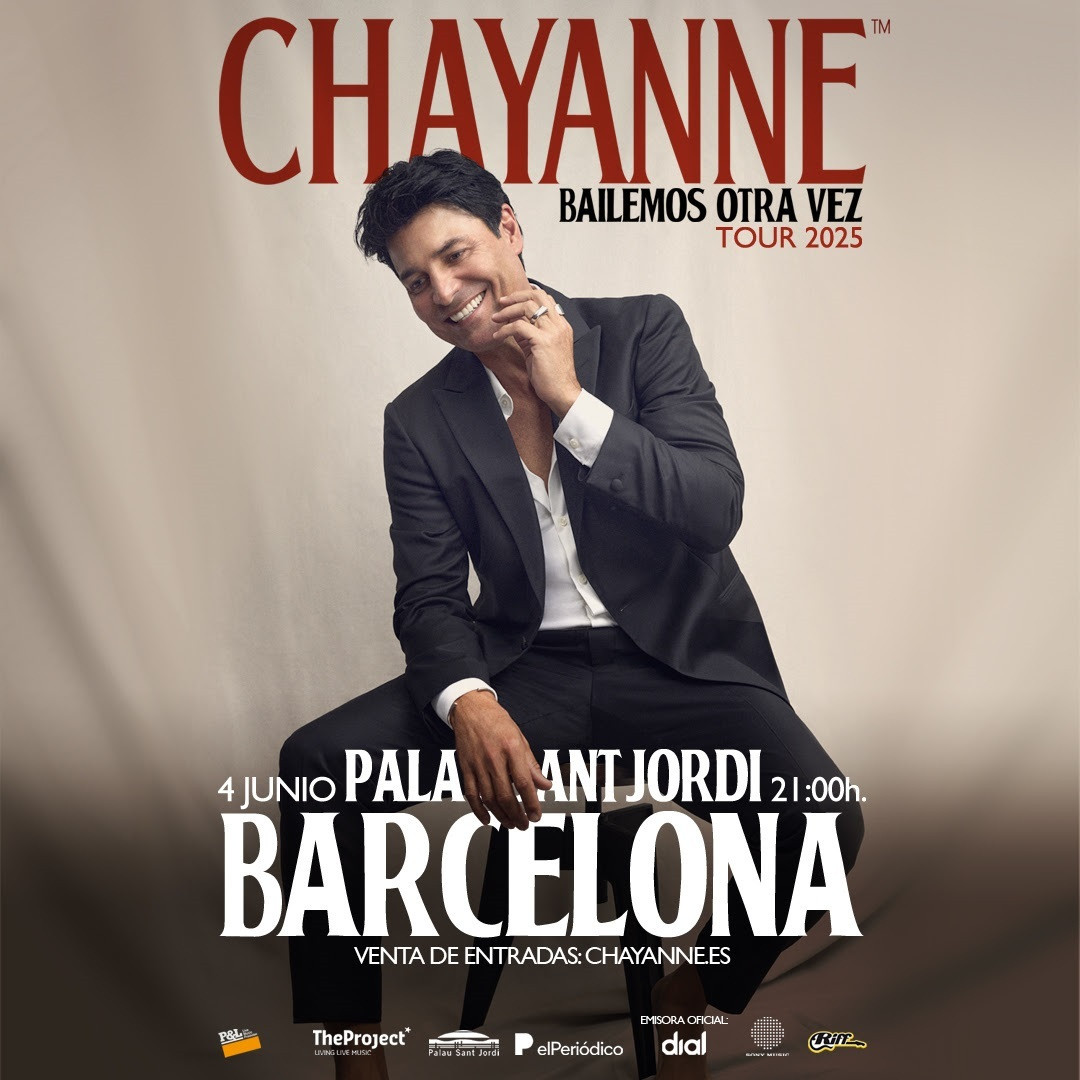 EuropaPress 6360269 cartel concierto chayanne barcelona marco gira bailemos otra vez