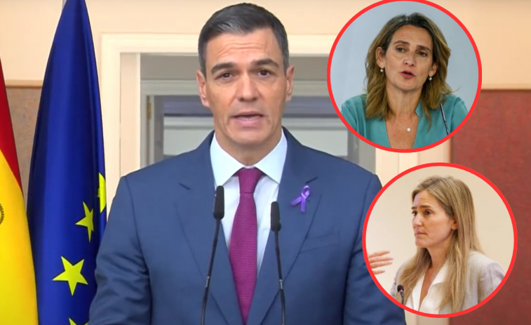 Pedro Sánchez confirma la salida de Ribera y a Aagesen como su relevo