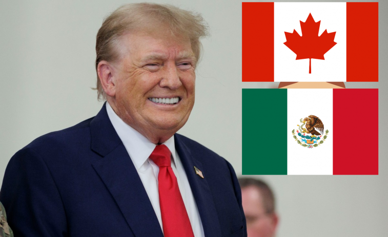 Trump impondrá un arancel del 25% a las importaciones de productos de Canadá y México