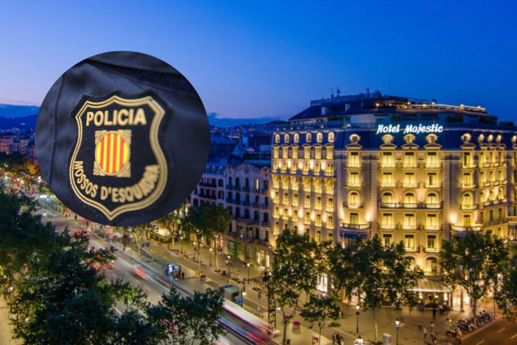 En marcha una investigación por un robo violento en el Hotel Majestic de Barcelona