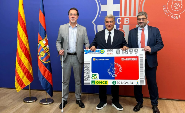 La ONCE dedica un cupón especial al 125 aniversario del Barça