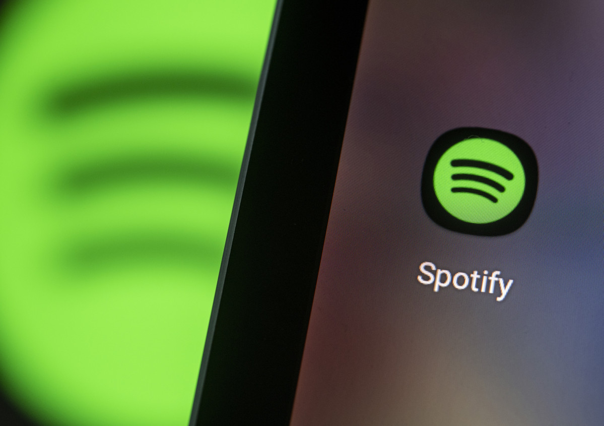 EuropaPress 6067065 filed 28 april 2021 berlin the logo of the spotify app can be seen on the