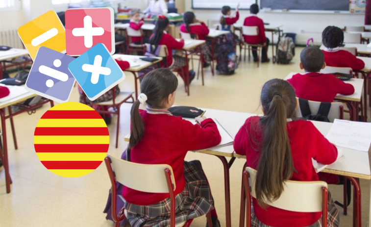 Los alumnos catalanes de cuarto de Primaria suspenden en matemáticas