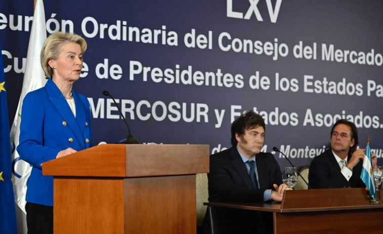 Von der Leyen desoye el 'no' de Macron y cierra el acuerdo comercial de la UE con Mercosur