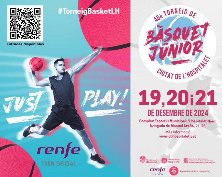 Renfe, tren oficial del 45º Torneo de Básquet Júnior Ciutat de L'Hospitalet