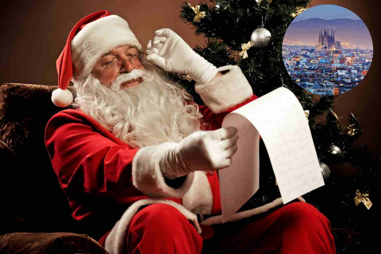 ¡Papa Noel ya ha llegado a Barcelona! Descubre dónde puedes entregarle la carta de Navidad